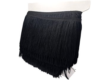 Frędzle 15cm 15m 02 CZARNE...