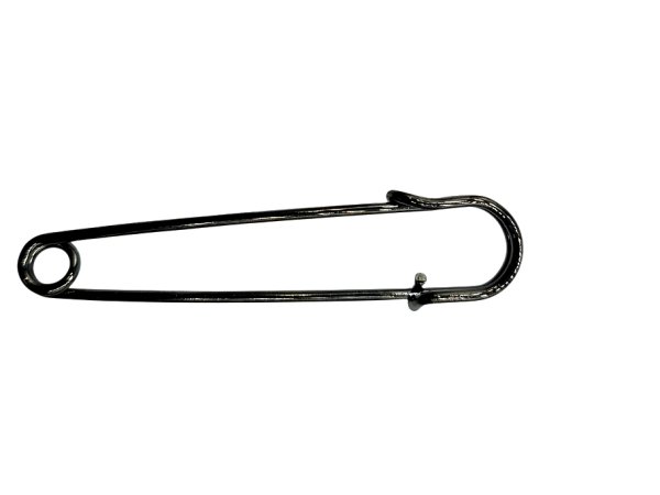 Agrafki 8cm ozdobne szkockie cena za 1szt CZARNY NIKIEL do swetra chusty szala kiltu największy wybór agrafek GOLD-POL Warszaw