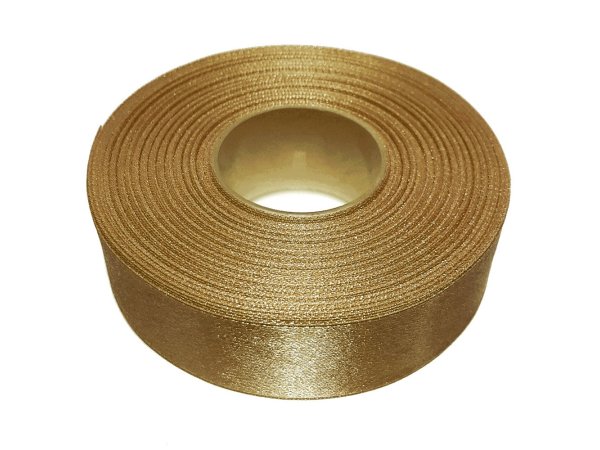 38mm wstążka atłasowa 25m 151 ZŁOTY z pięknym połyskiem satynowym
