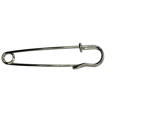 Agrafka 7cm ozdobna szkocka cena za 1szt NIKIEL SREBRNA tradycyjne agrafki do kiltu swetra chusty szala hurtownia agrafek Wawa