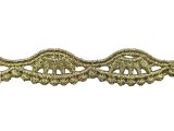 15mm Gipiura metalizowana* ZŁOTA cena za 1m taśma gipiurowa hurtownia z gipiurami z koronkami hiszpańska pasmanteria GOLD-POL