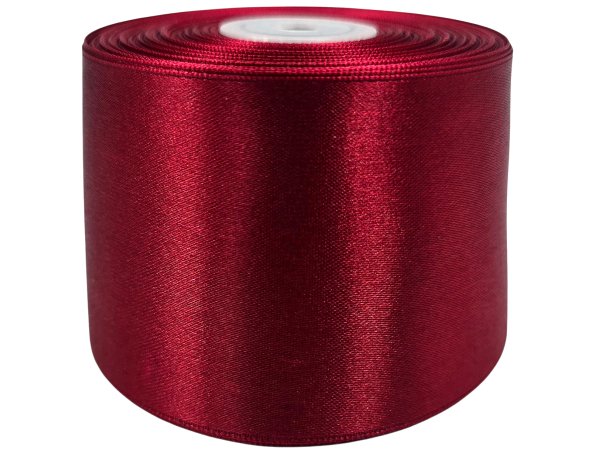 50mm Wstążka atłasowa 168 Bordowa rolka 25m wstążki satynowe hurtownia wstążek Warszawie Gold-Pol