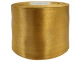 50mm Wstążka atłasowa 151 Złota miodowa rolka 25m wstążki satynowe hurtownia wstążek Warszawie Gold-Pol