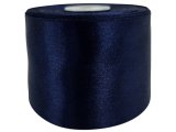50mm Wstążka atłasowa 184 Granatowa rolka 25m wstążki satynowe hurtownia wstążek Warszawie Gold-Pol