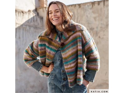 REIKI 205 mix Jesień 50g 110m KATIA miękka puszysta alpaca Outlet Koniec Kolekcji