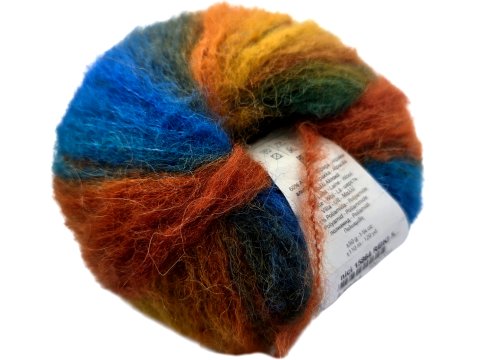 REIKI 205 mix Jesień 50g 110m KATIA miękka puszysta alpaca Outlet Koniec Kolekcji