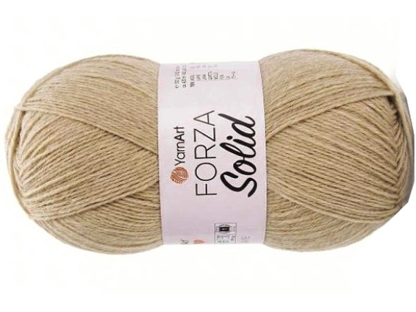 FORZA SOLID 04 Beżowa włóczka YarnArt 100g 420m włóczki wełniane na ciepłe skarpety sklep z włóczką