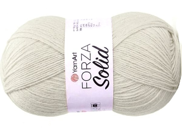 FORZA SOLID 03 Biały Beż włóczka YarnArt 100g 420m włóczki wełniane na ciepłe skarpety sklep z włóczką