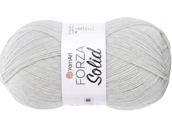 FORZA SOLID 11 Szary Jasny włóczka YarnArt 100g 420m włóczki wełniane na ciepłe skarpety sklep z włóczką