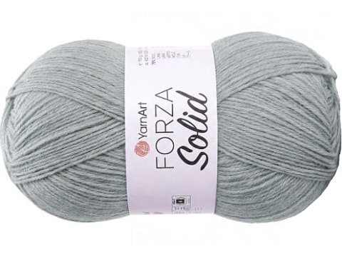 FORZA SOLID 12 Szary włóczka YarnArt 100g 420m włóczki wełniane na ciepłe skarpety sklep z włóczką