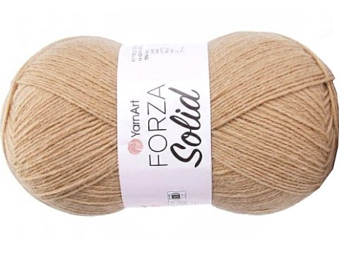 FORZA SOLID 06 Ciepły Beż włóczka YarnArt 100g 420m włóczki wełniane na ciepłe skarpety sklep z włóczką