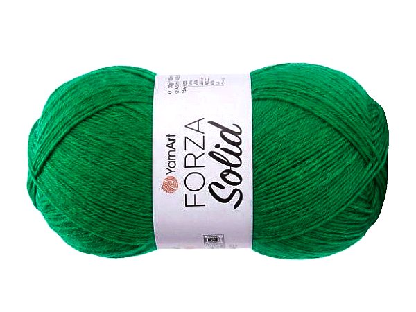FORZA SOLID 28 Zielona włóczka YarnArt 100g 420m włóczki wełniane na ciepłe skarpety sklep z włóczką
