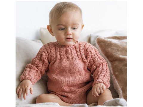 COTTON IN LOVE FIOLET włóczka KATIA 50g 115m wełna 50% merino i 50% bawełna egipska  Outlet Włóczki