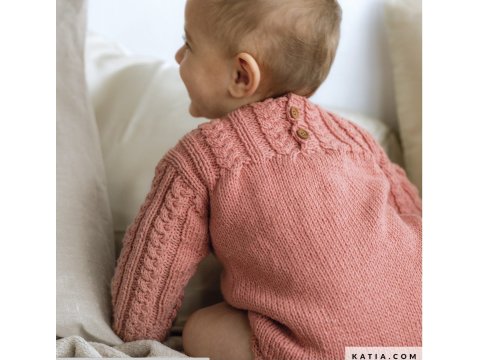 COTTON IN LOVE FIOLET włóczka KATIA 50g 115m wełna 50% merino i 50% bawełna egipska  Outlet Włóczki