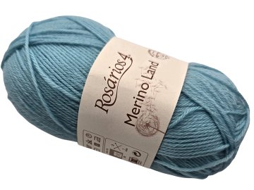MERINO LAND 20 Błękitna 50g...