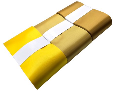 10cm 50m HURT GOLD ZŁOTA JASNA Z118 wstążka satynowa atłasowa szeroka na kokardy wstęgi hurtownia wstążek Warszawa