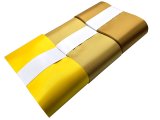 10cm 50m HURT GOLD ZŁOTA JASNA Z118 wstążka satynowa atłasowa szeroka na kokardy wstęgi hurtownia wstążek Warszawa