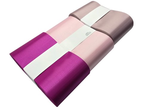 10cm 50m HURT POWDER PINK PUDROWA RÓŻOWA Z135 wstążka satynowa atłasowa szeroka na kokardy wstęgi hurtownia wstążek Warszawa