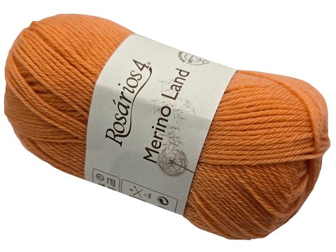 MERINO LAND 40 Pomarańczowa 50g 220m Rosarios4 włóczka 100% wełna merino hurtownia włóczek GOLD-POL Warszawa