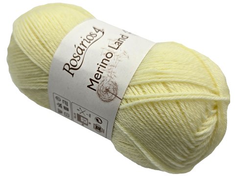 MERINO LAND 04 Żółta 50g 220m Rosarios4 włóczka 100% wełna merino hurtownia włóczek GOLD-POL Warszawa