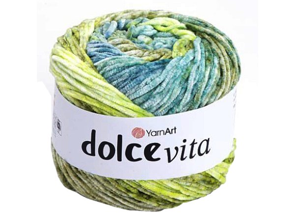 DOLCE VITA 06 Mix Niebieski Zielony włóczka YarnArt 150g 260m włóczki dla dzieci na kocyk sklep z włóczkami GOLD-POL