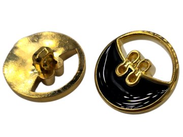 21mm Guziki złote / czarne...