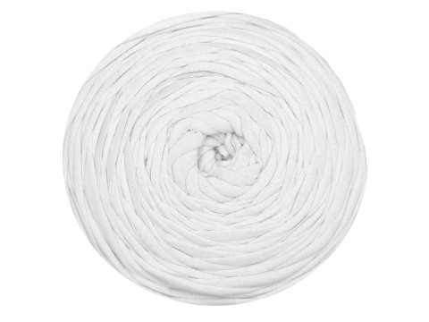 Spaghetti cotton BIAŁY cena za 1 sztukę około 120m włóczka z recyklingu t-shirt nici bawełna sklep z włóczkami Warszawa