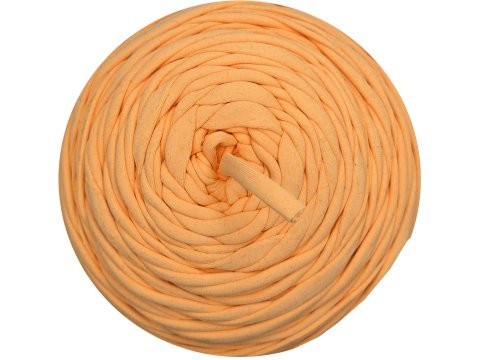 Spaghetti cotton POMARAŃCZOWY ŁOSOŚ cena za 1 sztukę około 120m włóczka z recyklingu t-shirt LYCKRA