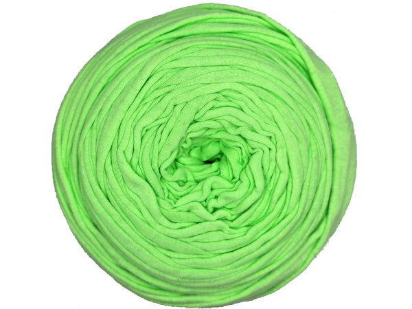 Spaghetti cotton ZIELONY PISTACJA cena za 1 sztukę około 120m włóczka z recyklingu t-shirt nici bawełna sklep