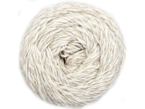Włóczka Linen Soft 7301 MIX BIAŁY BEŻ YarnArt na Topy i Bluzki sklep z włóczkami Warszawa ✔️