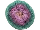 ROSEGARDEN 335 MINT LILA BEŻ ECU 100% BAWEŁNA cienka włóczka YarnArt 250g 1000m na chusty letnie sukienki sklep z włóczką