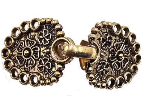 Zapięcie metalowe 60-20mm złote haftki ozdobne cena 1 para zapięcia ozdobne typu haftka żabką