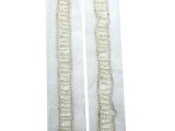 Aplikacja WSTAWKA off white ecru z koralami 85cm cena za 1szt Outlet Koniec Kolekcji ostatnie sztuki