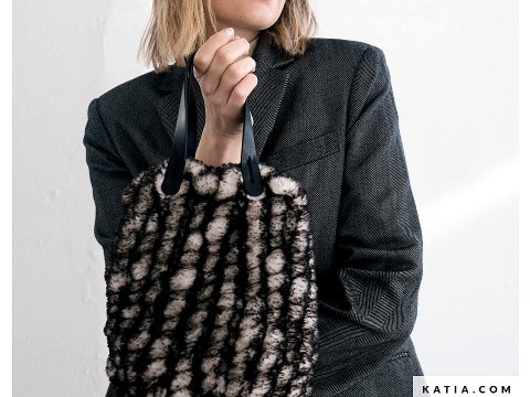 Polar Extreme ESKIMO 305 SZARY KOŃCÓWKI CZARNE 300g 30m włóczka sztuczny króliczek futerko na Teddy bag NOWOŚĆ 2026/2027