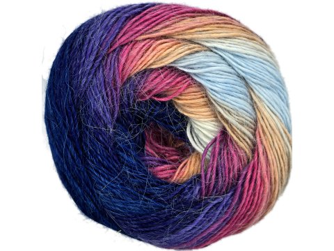 STYLISH ALPACA 17 GRANAT BŁĘKITNY RÓZ FIOLET ŁOSOŚ YarnArt 150g 525m lekka wełna na chusty entrelac