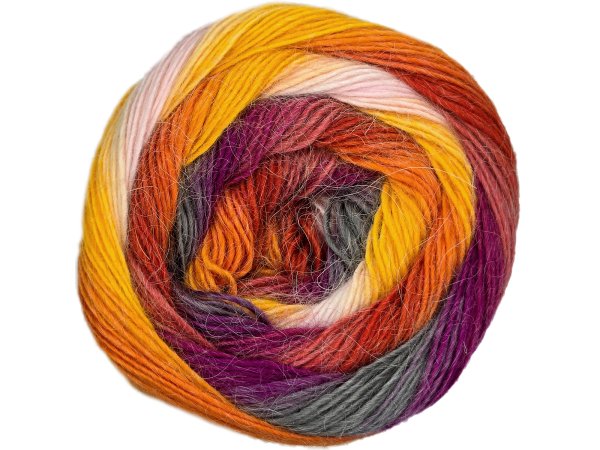 STYLISH ALPACA 19  ORANGE ŻÓŁTY RUDY FUKSJA AMARANT RÓŻ SZARY ECRU YarnArt 150g 525m lekka wełna na chusty entrelac