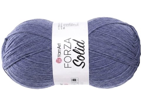 FORZA SOLID 16 Niebieski Złamany włóczka YarnArt 100g 420m włóczki wełniane na swetry i skarpetki lub drgą nitkę