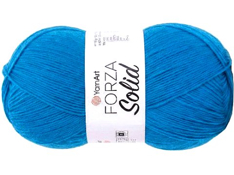 FORZA SOLID 18 Turkus włóczka YarnArt 100g 420m włóczki wełniane na swetry i skarpetki lub drgą nitkę
