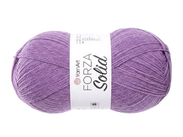 FORZA SOLID 40 Fioletowa włóczka YarnArt 100g 420m włóczki wełniane na swetry i skarpetki lub drgą nitkę