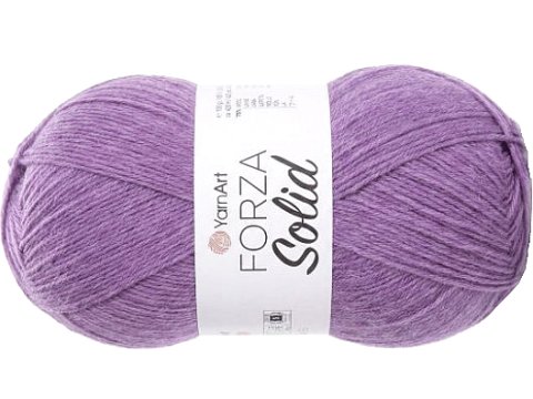 FORZA SOLID 40 Fioletowa włóczka YarnArt 100g 420m włóczki wełniane na swetry i skarpetki lub drgą nitkę