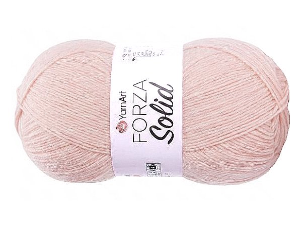 FORZA SOLID 34 Różowa włóczka YarnArt 100g 420m włóczki wełniane na swetry i skarpetki lub drgą nitkę
