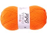 FORZA SOLID 43 Orange Fluo włóczka YarnArt 100g 420m włóczki wełniane na swetry i skarpetki lub drgą nitkę