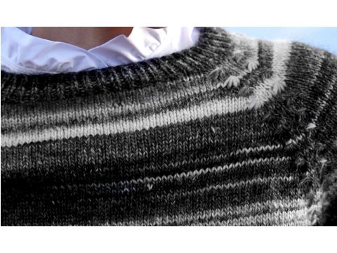 Merino Seta Tones 106 MIX GRANAT SZARY OFF WHITE Concept by Katia 100g 250m wełna z jedwabiem