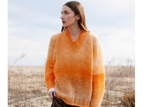 INGENUA OMBRE 201 ORANGE 100g 280m Concept by Katia LIMITED EDITION