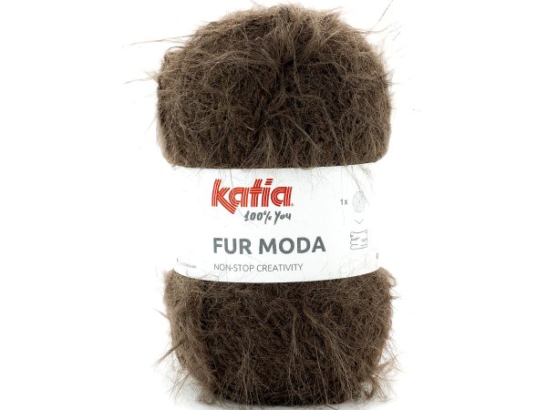 FUR MODA 103 BRĄZOWA CZEKOLADA 100g 190m Concept by Katia włóczka tylko w Gold-Pol