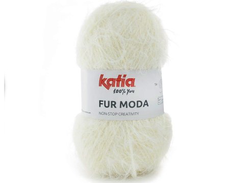 FUR MODA 100 OFF WHITE BIAŁY MLECZNY 100g 190m Concept by Katia włóczka tylko w Gold-Pol
