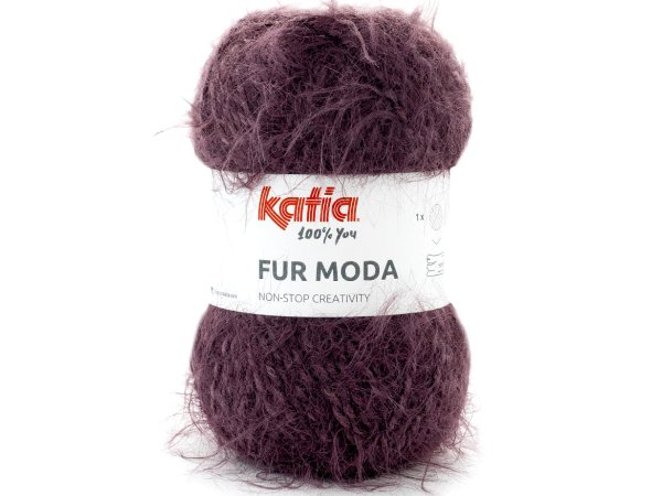 FUR MODA 102 ŚLIWKA FIOLET 100g 190m Concept by Katia włóczka tylko w Gold-Pol LIMITED EDITION