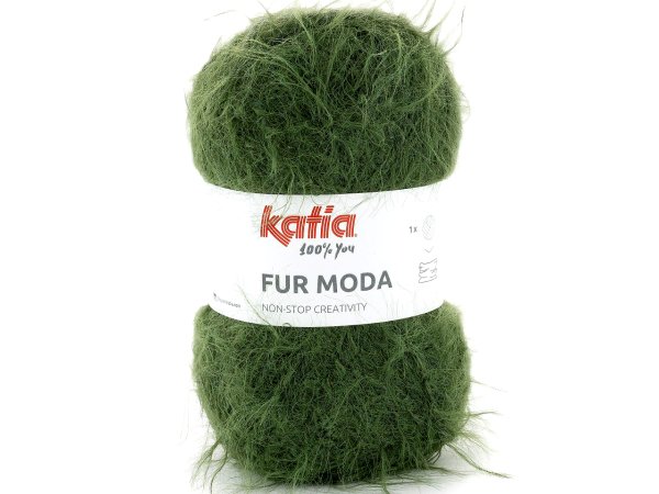 FUR MODA 110 ZIELONY FOREST 100g 190m Concept by Katia włóczka tylko w Gold-Pol LIMITED EDITION