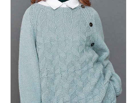 PURE ORGANIC WOOL 62 NIEBIESKI włóczka KATIA 50g 110m wełna 100% chlorine free OUTLET KONIEC KOLEKCJI