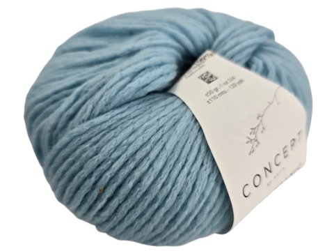PURE ORGANIC WOOL 59 AQUA włóczka KATIA 50g 110m wełna 100% chlorine free OUTLET KONIEC KOLEKCJI